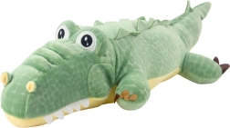 Crocodile en peluche vert 50 cm