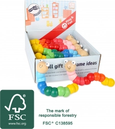 Chenille en bois flexible SMALL FOOT