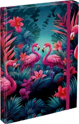 BAAGL Chemise pour cahiers A4 – flamants roses