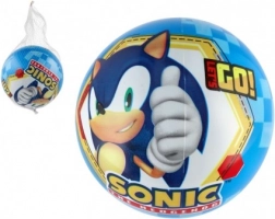 Balle pour enfants SONIC 23 cm dans un filet