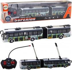 Trolleybus urbain télécommandé avec lumières LED