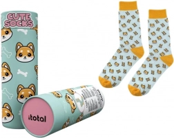 Chaussettes en coton avec motif chiens