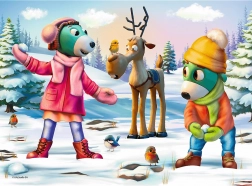 Puzzle TREFLÍCI Temps de Noël 30 pièces