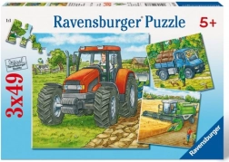 Puzzle Machines agricoles 3x49 pièces Ravensburger
