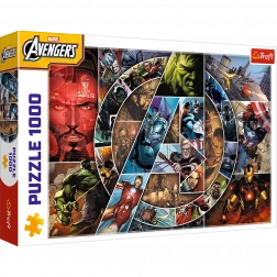 puzzle 1000 pièces - Marvel Avengers héros