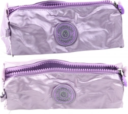 Trousse scolaire à une seule compartiment violette