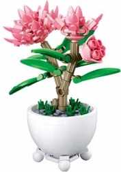 Sluban fleur en pot – pivoines roses