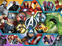 Puzzle RAVENSBURGER Avengers XXL 100 pièces