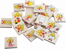 Memory en bois Kuře – entraînement de la mémoire et de l’observation