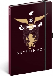 Carnet Harry Potter Gryffondor, ligné 13 × 21 cm