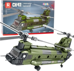 Jeu de construction hélicoptère militaire CH-47 CHINOOK – 1451 pièces