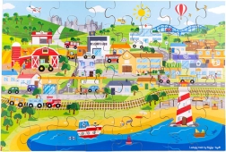 Puzzle de sol Ville