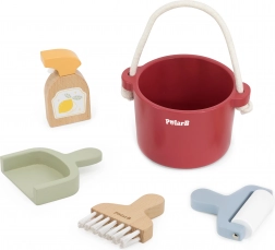 Set de ménage en bois avec seau et accessoires POLARB de VIGA