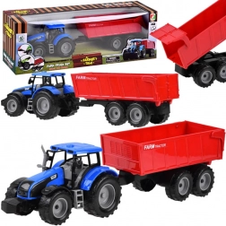 Tracteur avec remorque