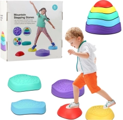 Pierres d’équilibre colorées pour enfants, 5 pièces