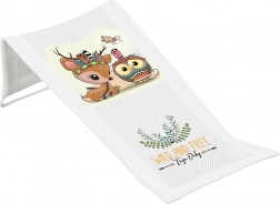 Transat en tissu pour baignoire Wild & Free faon blanc