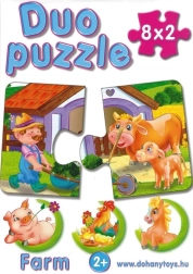Puzzle Duo Moyens de transport pour enfants