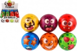 Balles en mousse Monster 7,5 cm – set de balles colorées en boîte