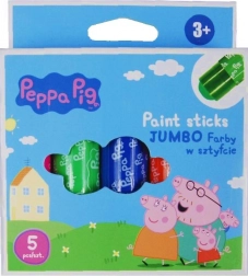Bâtons de couleur jumbo ASTRA – Peppa Pig, 4 pcs