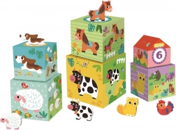 Blocs avec les animaux de la ferme par 2Kids Toys