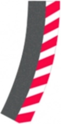 Accotements extérieurs pour virage relevé 2/30° R2 pour circuits CARRERA EVOLUTION, DIGITAL 132 et DIGITAL 124
