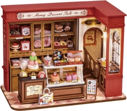 robetime mini-maison en miniature pâtisserie au miel – diorama avec éclairage LED 1:16