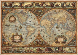 Educa Puzzle Carte historique du monde 1000 pièces