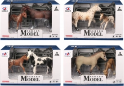 ensemble de figurines cheval et poulain – monde des animaux