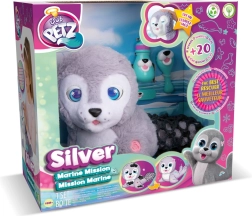 Phoque en peluche interactif Silver