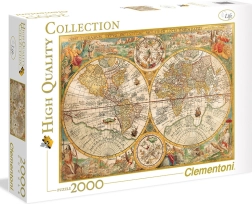 Puzzle 2000 pièces Carte du monde ancienne