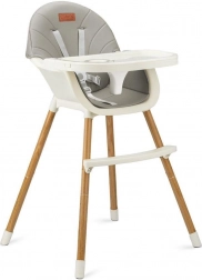 Chaise haute multifonction MoMi REKI grise