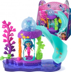 Gabby’s Dollhouse aquarium coloré – set de jeu avec poupée Gabby et petite sirène