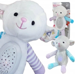 WOOPIE Peluche Mouton Interactif 2-en-1 Projecteur