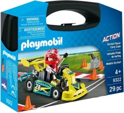 Playmobil set portable – kart de course avec figurine