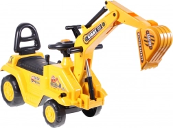 Draisienne – pelleteuse avec grande benne et pot