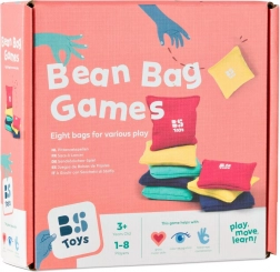 Ensemble de jeux avec petits sachets textiles remplis de sable