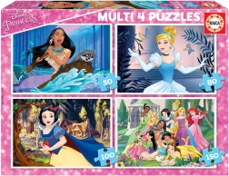 Educa puzzle Princesses Disney 4-en-1