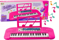 Piano Électrique pour Enfants 36 Mélodies Rose