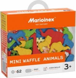 Jeu de construction créatif Mini Waffle Animaux 62 pcs