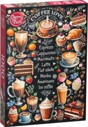 Puzzle Cherry Pazzi L’heure du café 1000 pièces