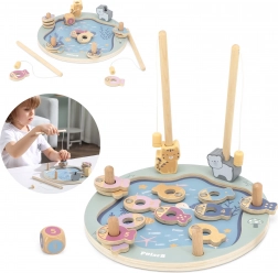 jeu de pêche magnétique en bois POLARB par VIGA
