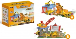 Garage pour véhicules de construction