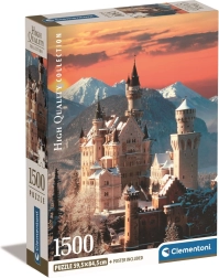 Puzzle 1500 pièces compact Neuschwanstein