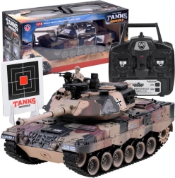 grand char RC Leopard 2 1:18 avec tir