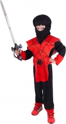 Déguisement de carnaval pour enfants Ninja Rouge