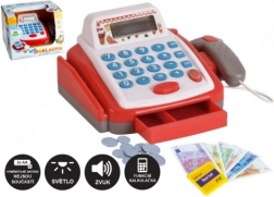 Petite caisse enregistreuse numérique pour enfants avec accessoires, lumière et son