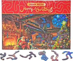 Puzzle Merry Christmas – Chez le Père Noël, 468 pièces