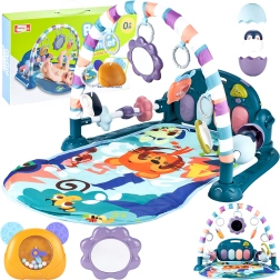 Tapis d’éveil interactif avec piano bleu