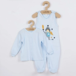 Ensemble bébé en coton New Baby Knight, 2 pièces