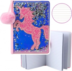 Carnet Licorne Confettis Holographique A5, 80 feuilles